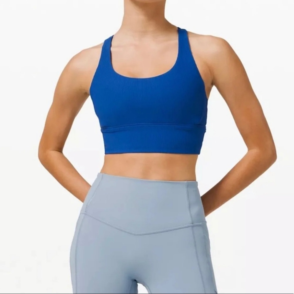 SOLD Lululemon energy long line bra ribbed texture
